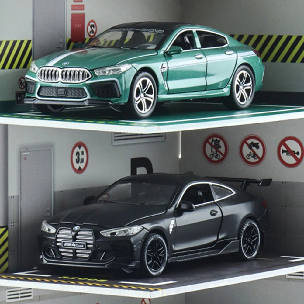 1:32 Car Model Parking Lot Scene Car Garage Background For Collection Garage