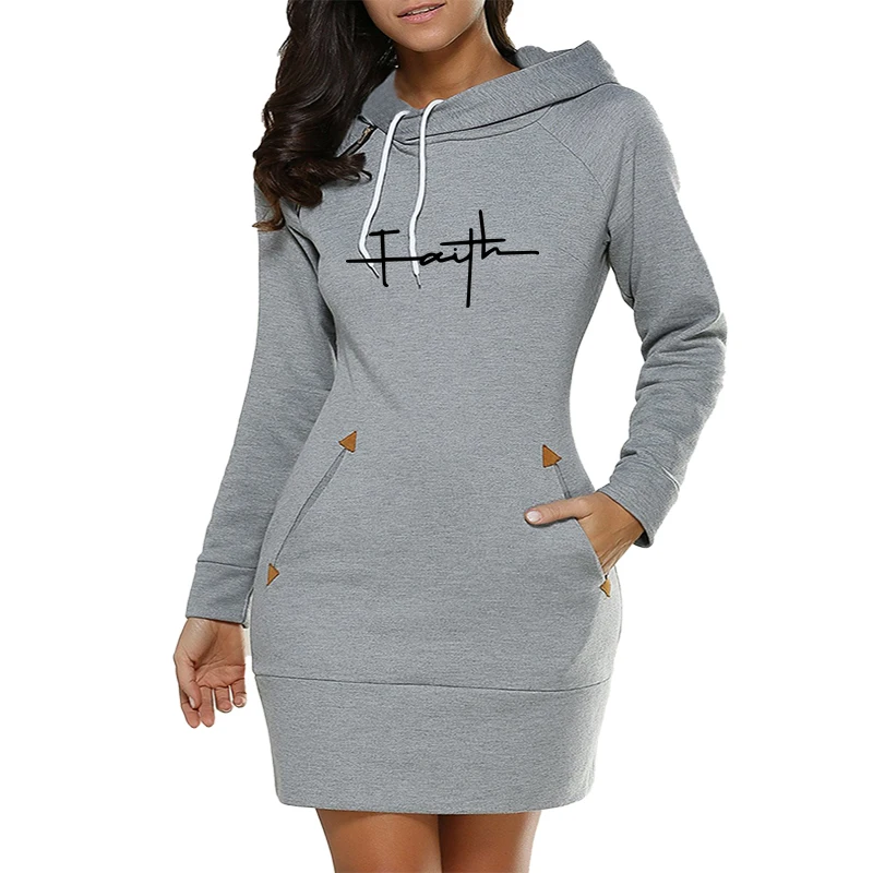 Casual Daily Simplicity Dresses Comfortable Fashion Slim Fit Pocket Long Sleeves Hoodies Womens Sweatshirts Collar Zipper Design 3
