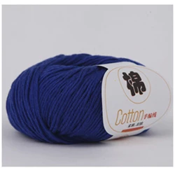 Luxurious 100% Cotton Soft Knitting Yarn for Handcrafts and Crochet - 50g Ball (24)