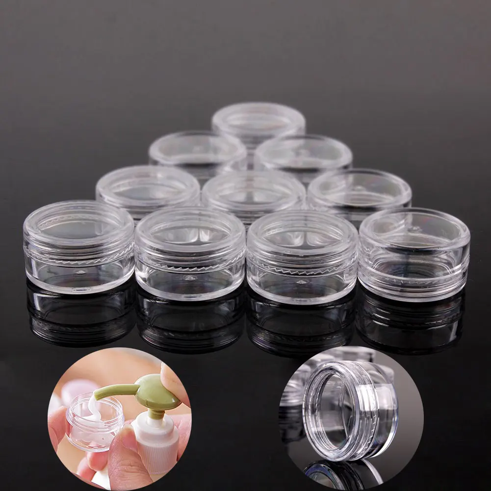 20pcs 10g/15g/20g Empty Travel Cosmetic Jars Makeup Container Small