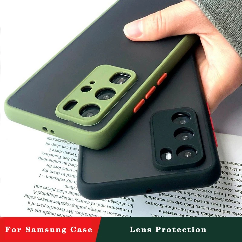 Shockproof Armor Matte Phone Case Cover