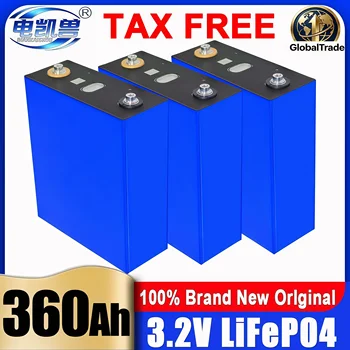 Batteria LiFePO4 Grado A 360Ah 3.2V Cella LiFePO4 Fai da Te 12V 24V 36V 48V per Camper, Veicoli Elettrici, Campeggio, Pacchi Batteria Solari, Furgoni - Esente IVA