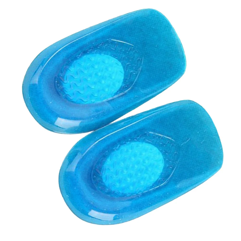 

Silicone Heel Cups Plantar Fasciitis Inserts Heel Pads Cushion for Heel Spur Achilles Supplies 1 Pair Size 40-