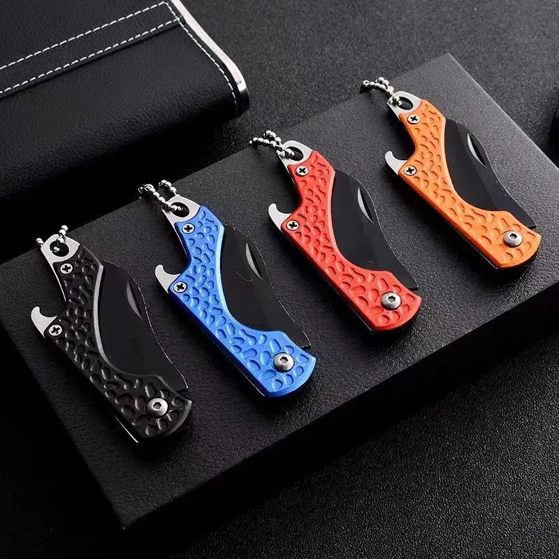 

Нож для фруктов, складной нож, портативный складной нож для улицы, удобный для открытия коробок экспресс-доставки, острый нож, нож для ключей