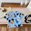 2024 New Summer Boys T-shirt Printed Cartoon Fashion Loose Short Sleeve Tops Children Clothes Baby Round Collar Tees 9m-6y 5