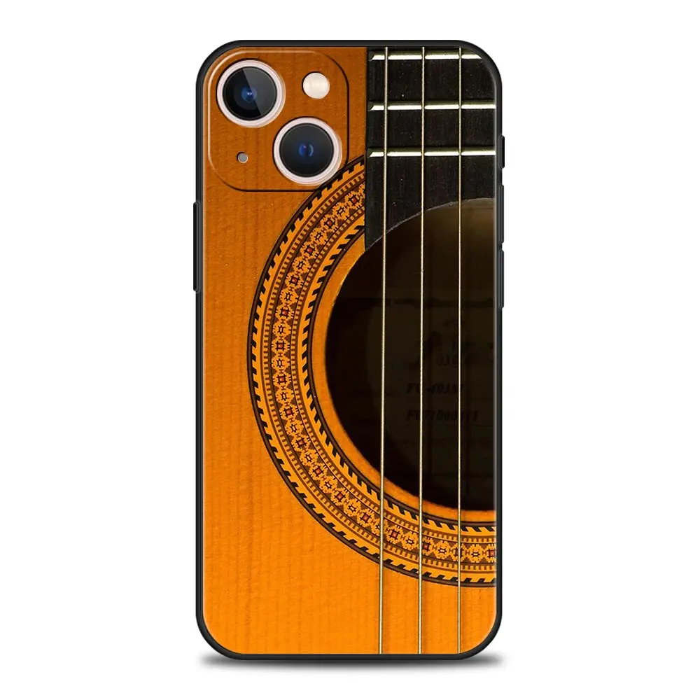Luxury Music Instrument Design Silicone Phone Case Cover