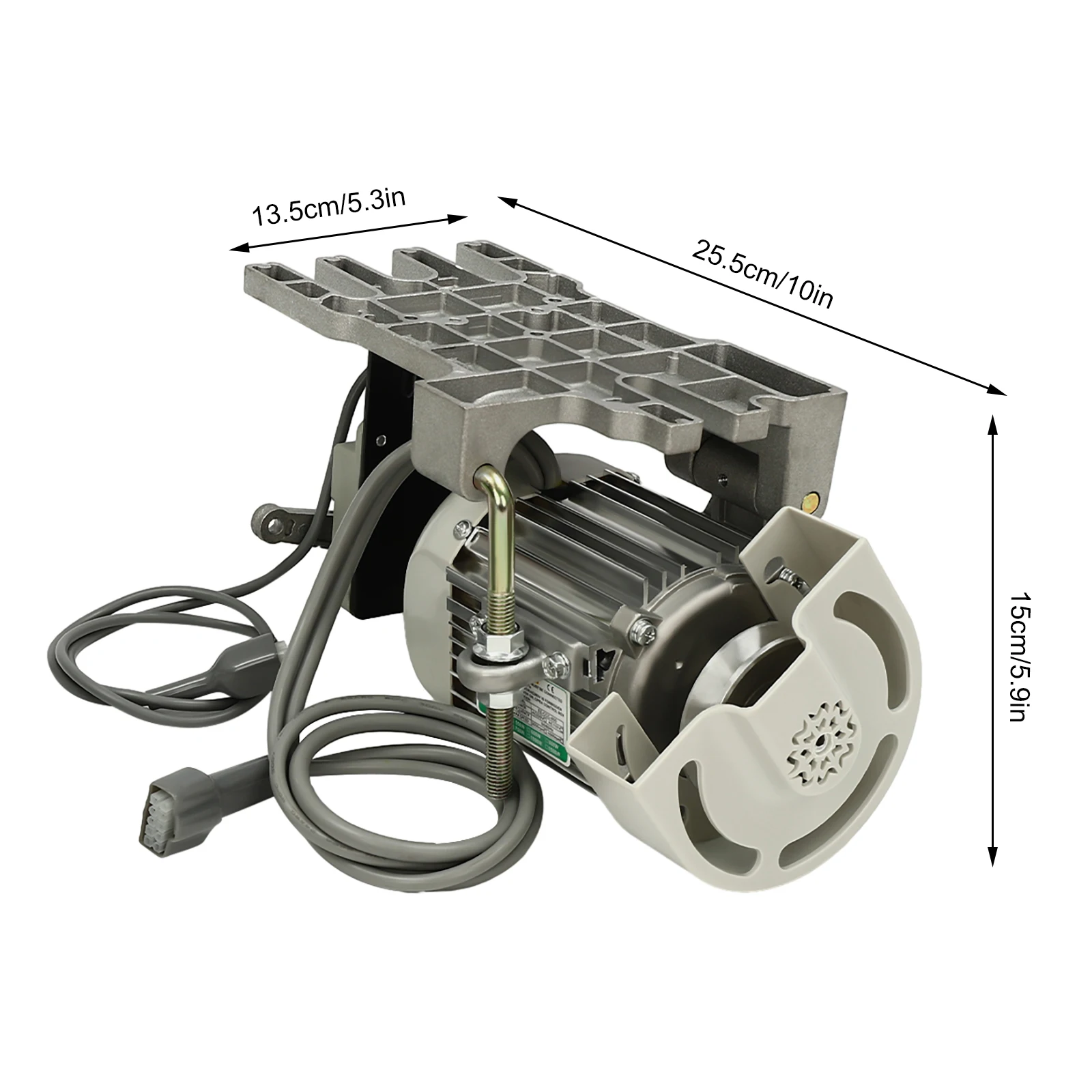 600W Industrial Sewing Machine 220V Brushless Servo Motor, Split Motor and Controller for Light to Heavy-Duty Work 500-4500RPM