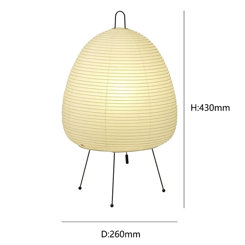 Japanese Style Tripod Desk Lamp Rice Paper Table Lamp Home Decor Lights Creative Living Room Study Bedroom Lamp E27 Home Lights 6