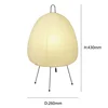 Japanese Style Tripod Desk Lamp Rice Paper Table Lamp Home Decor Lights Creative Living Room Study Bedroom Lamp E27 Home Lights 6