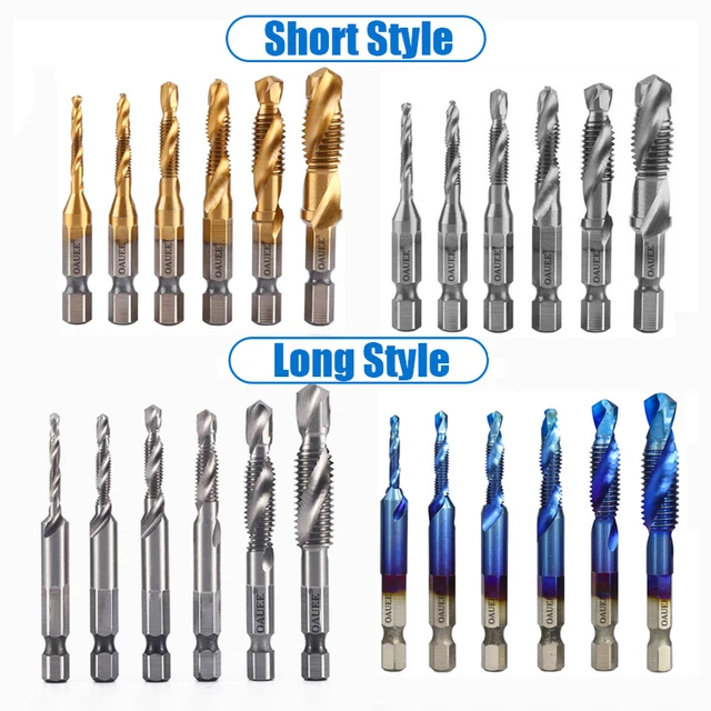Tap Drill Bit Set Hex Shank Titanium - Image 5
