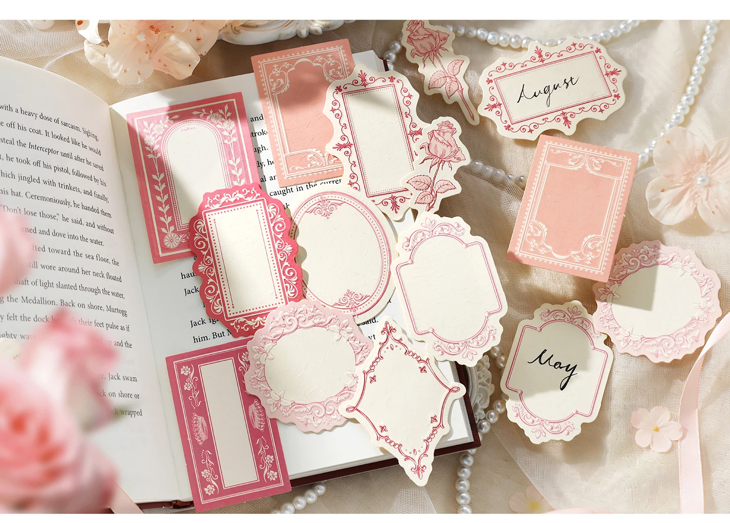 1–4er-Pack Vintage-Blumen- und Pflanzen-Serie, Scrapbooking-Papiermaterial, perfekt für Collage, Journaling, DIY-Bastelbedarf – Detail 18