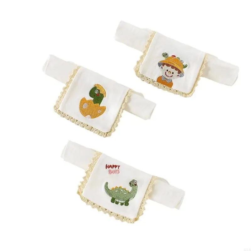 3pcs atmungsaktiven Baumwollschweiß -Schweiß -Absorption Handtuch Schnelltrocknen Rückenblock für aktive Kinder während der A2UB – Detail 6