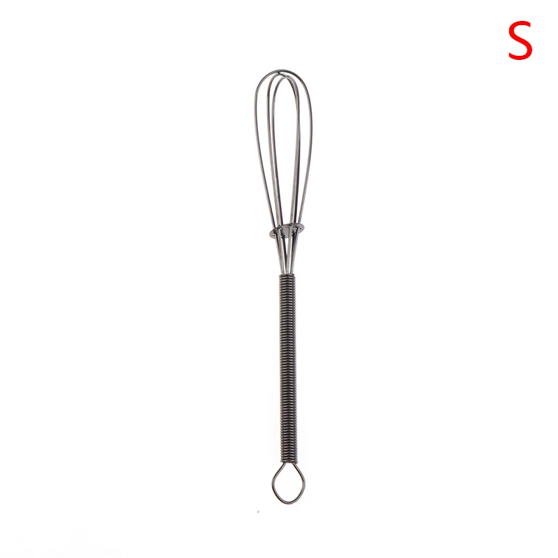 MINI Stainless steel Whisk Egg Beater Wisk Manual Balloon Wire Whisk Milk Blende egg beater
