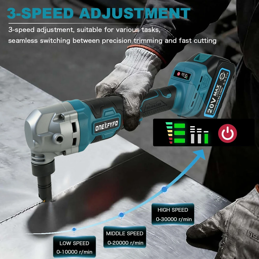 450W 브러시리스 임팩트 가위 기계 30000RPM 휴대용 전기 가위 마키타 18V 배터리 핀용 금속 절단 도구