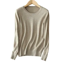 2025 Autumn Winter Sweater Women Long Sleeve O-neck Knit Tops Solid Slim Fit Bottoming Shirt Korean Fashion Pullovers Knitwears - Image 4