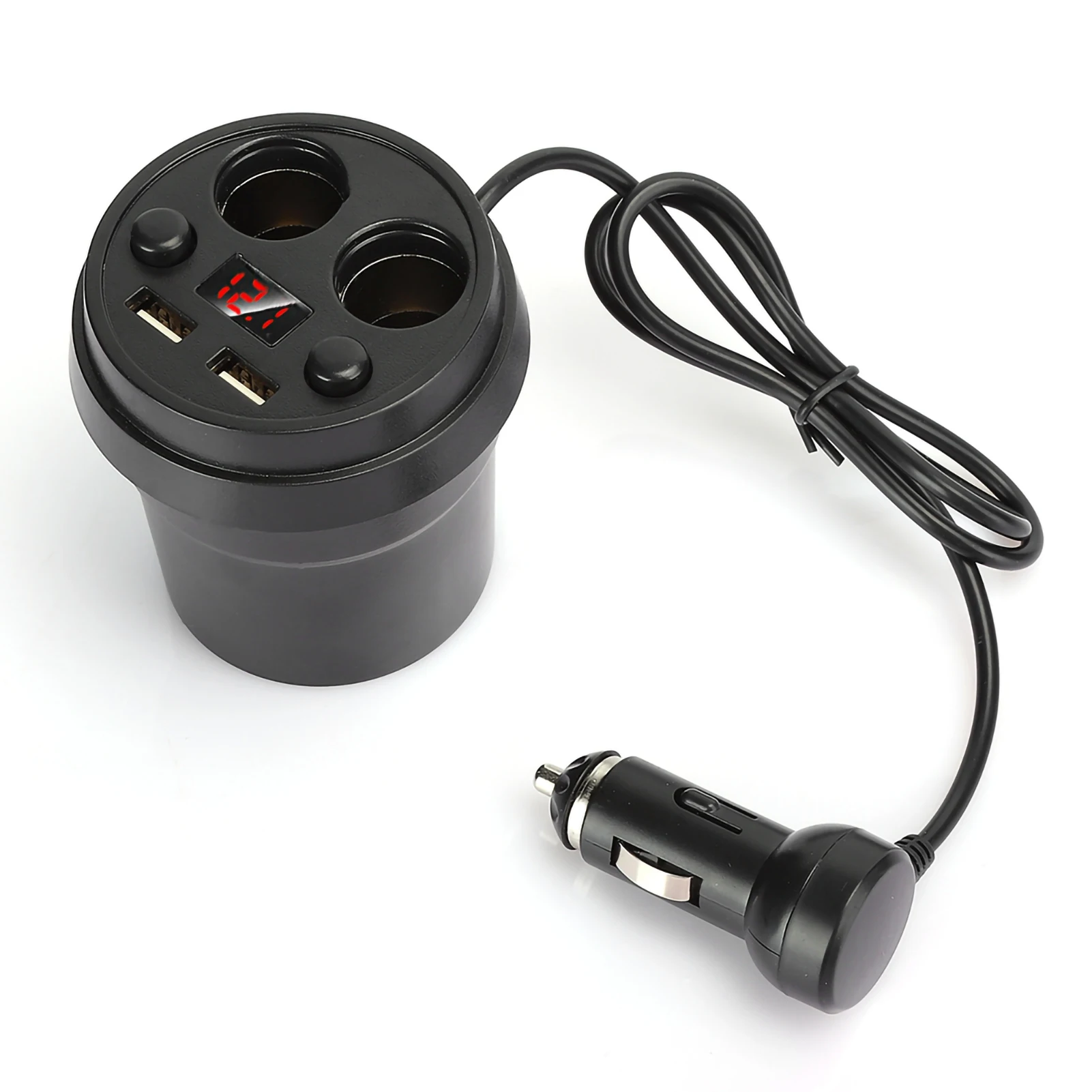 Neue 120W High-Power Auto Ladegerät Dual USB Wired Auto Ladegerät Multifunktions Zigarette Leichter Auto Telefon ladegerät – Detail 4