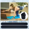1/2Pcs Yoga Mat Strap Slap Band Yoga Strap Tightly Rolled and Secure Heavy-Duty Clasp Fits Most Size Mats 2