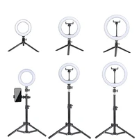 6-14" Ring Light 10 Dimming Levels 22 Modes Professinonal Fill Light 3CCT/RGB with Tripod & Phone/IPad Holder For Live streaming - Image 6