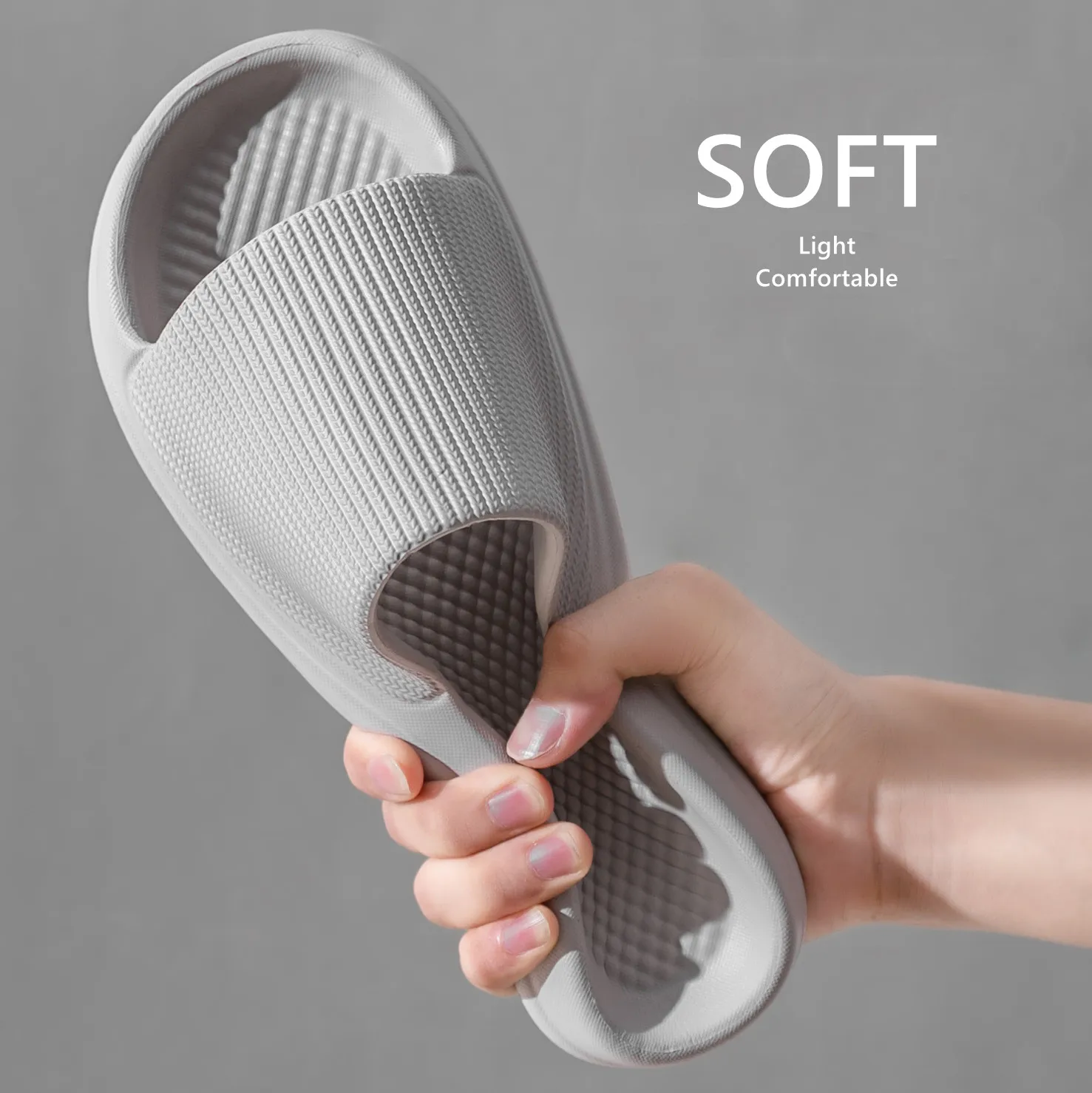 47 48 Men Women Couples EVA Slippers Soft Casual Shoes Anti-Slip Flip-Flops Summer Beach Sandals eva slippers non slip slippers eva sandals fashion slippers soft slippers beach sandals non slip sandals soft non slip slippers beach slippers