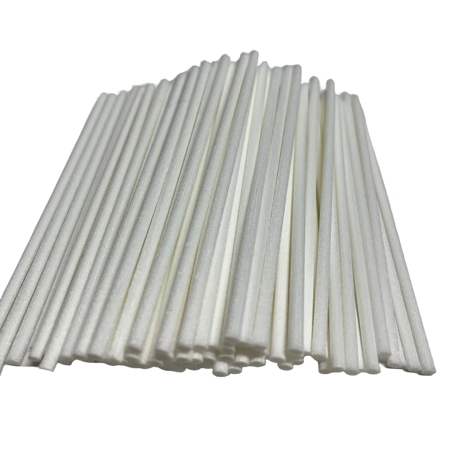 Aroma Diffuser Sticks 20pcs L10cm D3mm Black/White Aroma Diffuser Fibre Sticks Essential oil Reed Diffuser Replacement Refill Sticks for Air Freshener