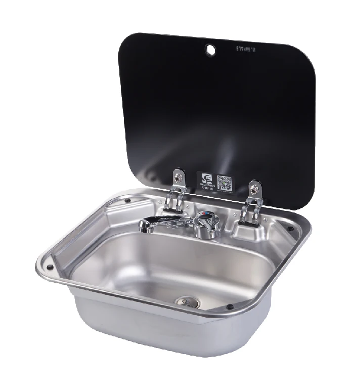 Caravan kitchen Stainless Steel Hand Wash RV Sink Kitchen Sink with lid GR-586 caravan kitchen stainless steel hand wash rv sink kitchen sink with lid gr 586