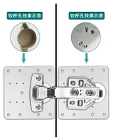 ชุดซ่อมบานพับตู้และเฟอร์นิเจอร์ - แผ่นยึดสแตนเลสสำหรับเสริมประตู ขายส่ง สำหรับซ่อมแซมประตูที่หย่อนหรือหลวม 1
