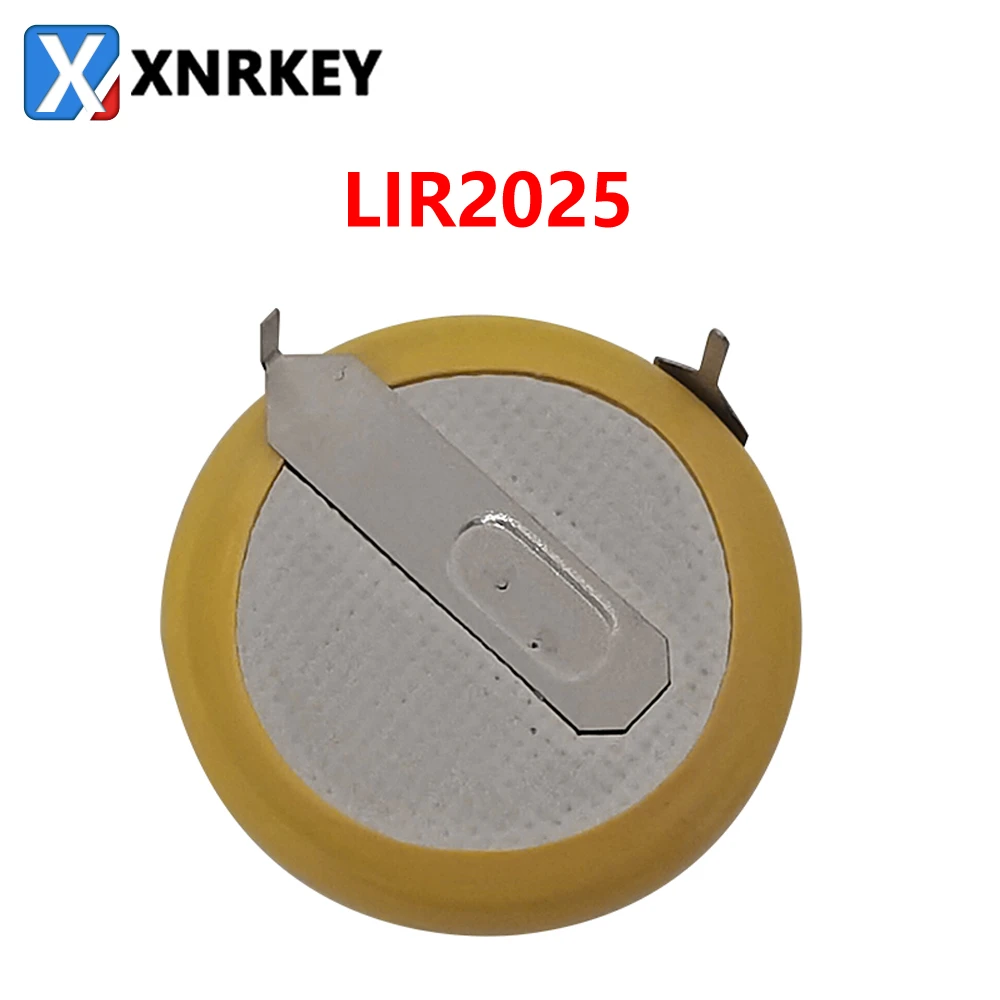 XNRKEY LIR2025 Rechargeable Battery for BMW E46 E39 E36 E38 E34 Remote
