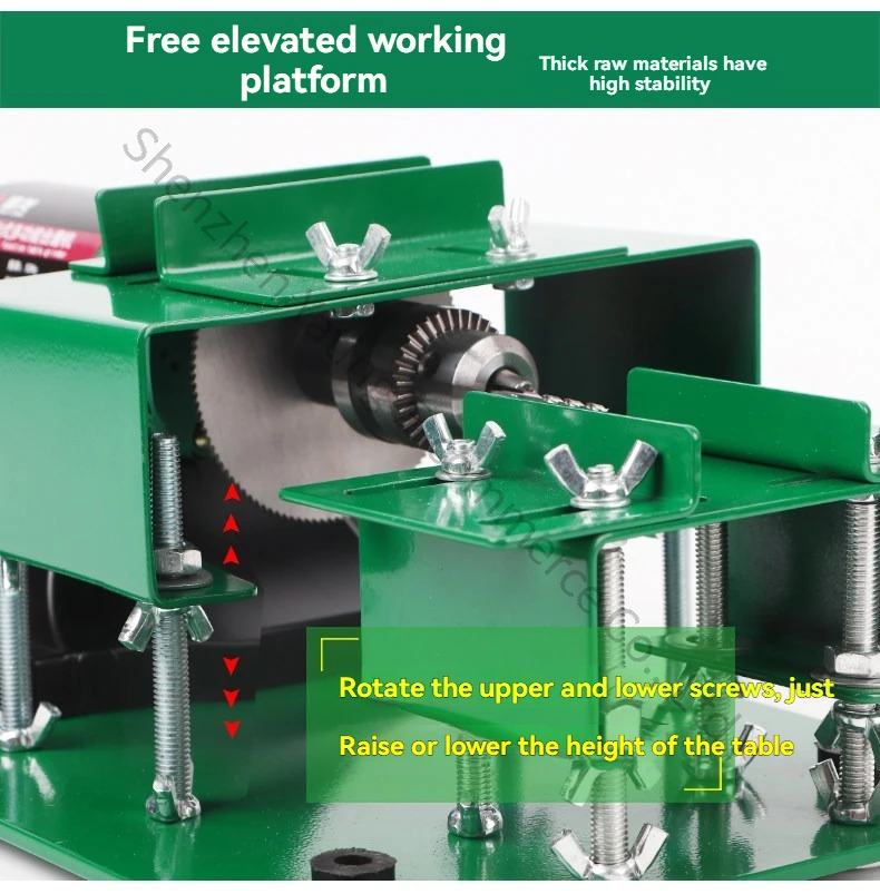Table Saw Cutting, Carving, Punching, and Mortising Machine, Round Tenon and Mor