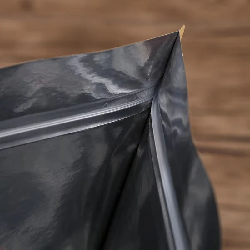 Kraft Paper Foil-Lined Zip Lock Heat Seal Bags
