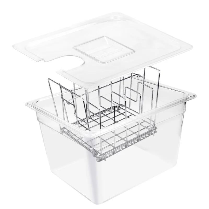 

Food Kitchen Storage Box Vacuum Lid Organizer Container Transparent Sealed Cans Plastic Kitchen Organizer