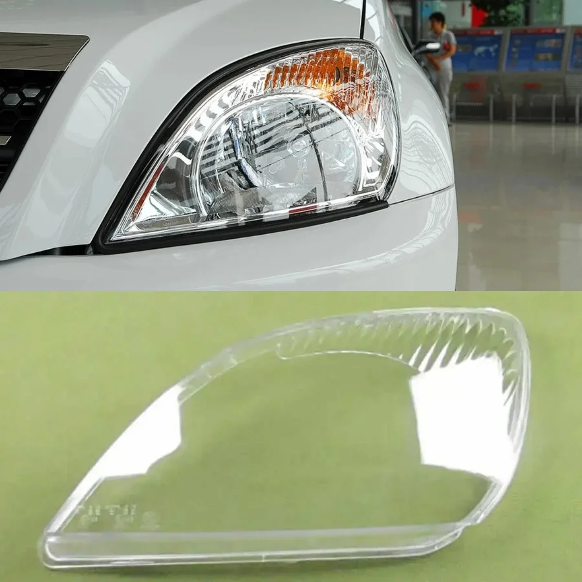 

For Chery Tiggo Transparent Lampshade Shade Lamp Front Headlight Shell Headlamp Cover Plexiglass 2005 2006 2007 2008 2009