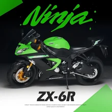 

1/12 Kawasaki Ninja ZX-6R Racing Cross-country Motorcycles Model Simulation Metal Street Motorcycle Model Collection Kids Gift