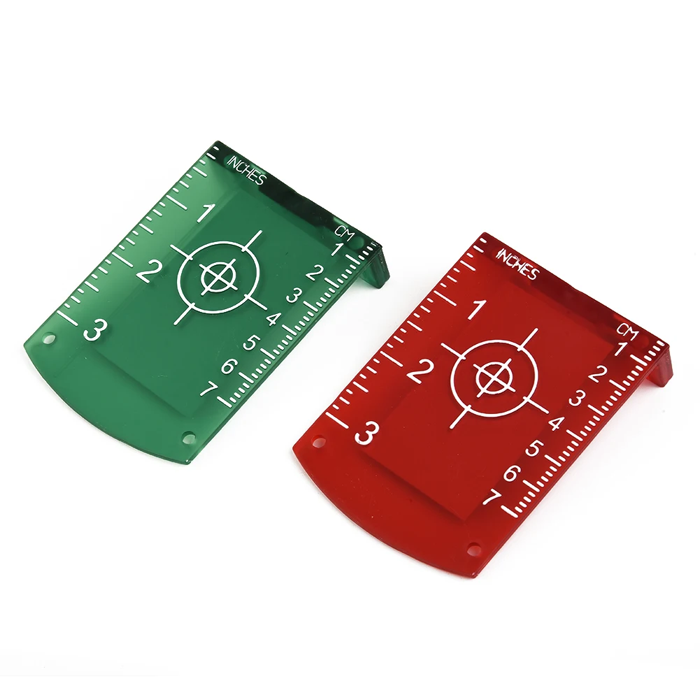 Description Picture 3 of itemAnalysis Instruments Laser Measuring Tools Target Card Plastic Lase Plate Alignment For Green Red Lase Level With Magnetic Base