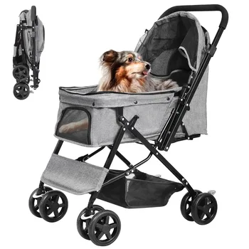 Reversible Handle Pet Stroller 1