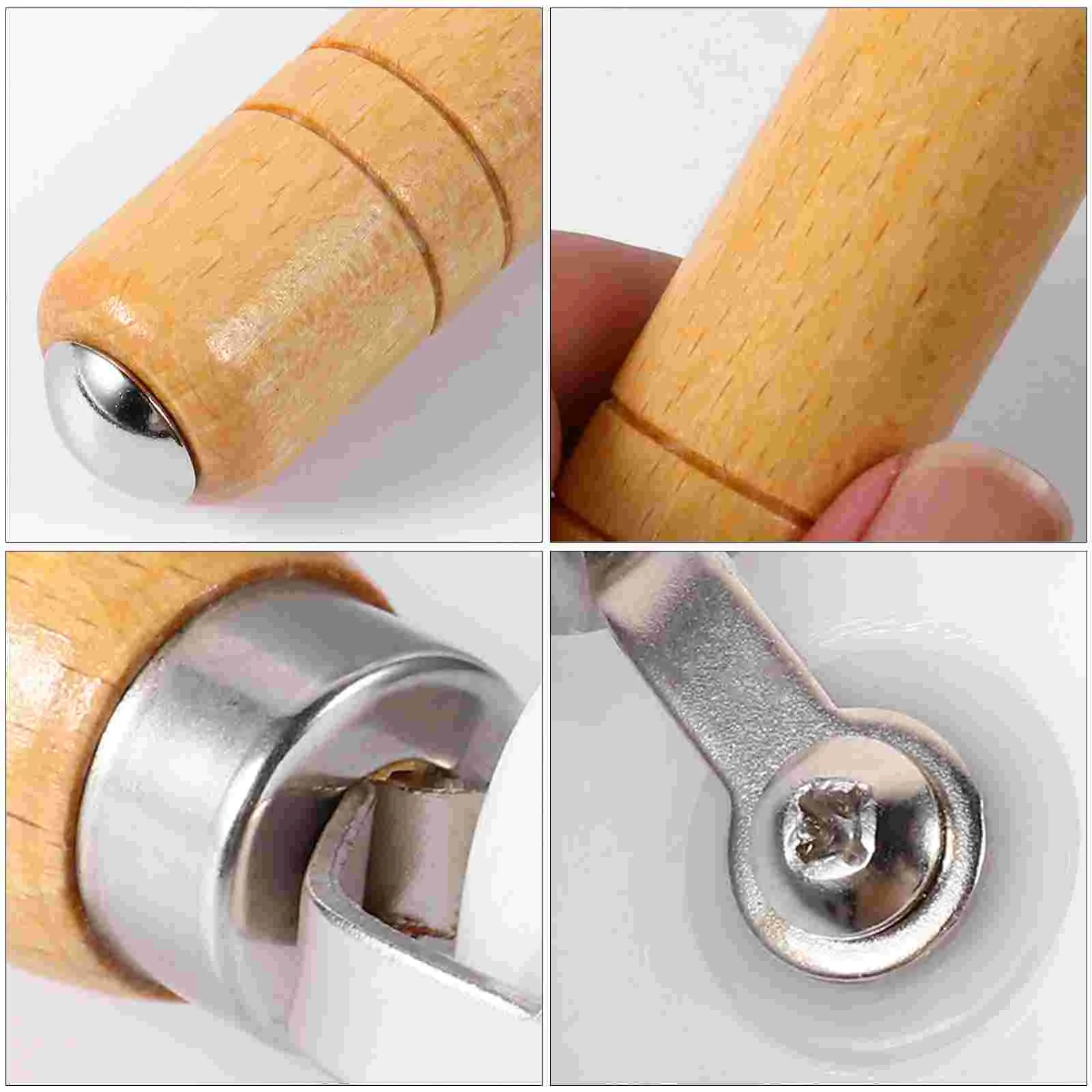 Rollers Pressure Wheel Wooden Handle Quilting Construction Tool Kit Seam White PM Wallpaper