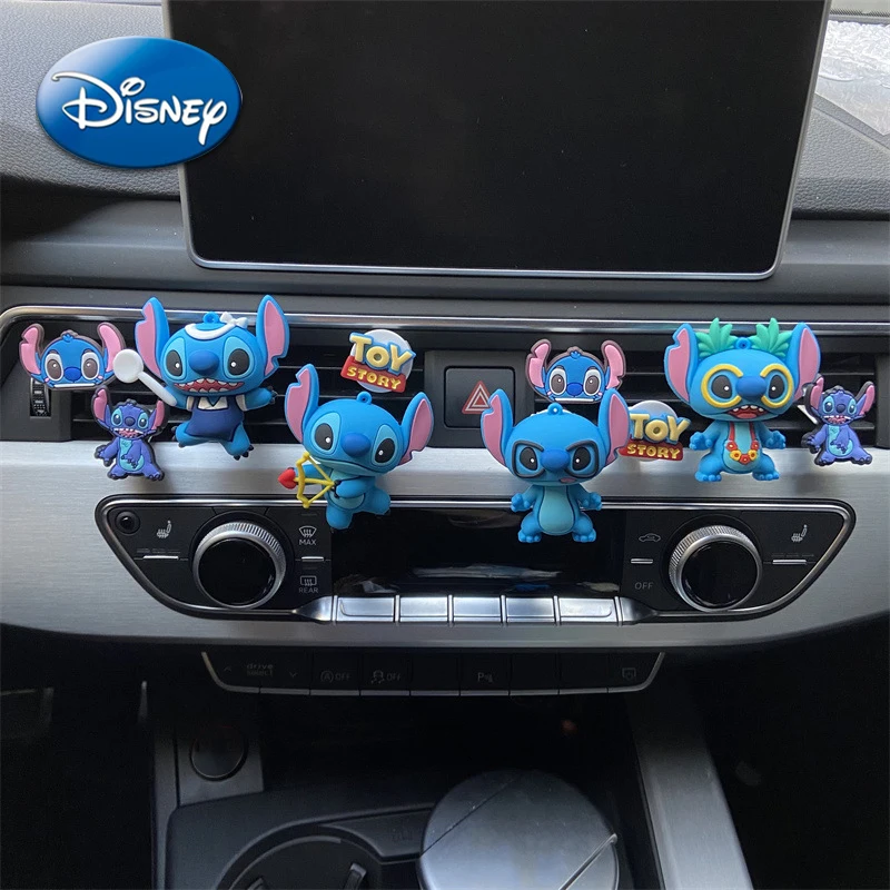 DisneyStitchCarPerfumeCartoonAnimeFiguresAirFreshenerAirs