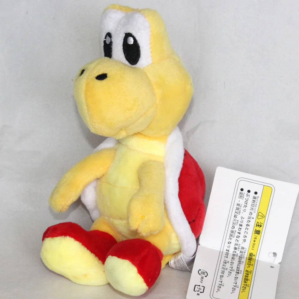 thumbnail image 1 of TAKARA TOMY Super Mario Bros. Wonder Red Tortoise - Peluche de 6 pulgadas para Nintendo Switch, juego de dibujos animados, tortuga de peluche, 1 of 4