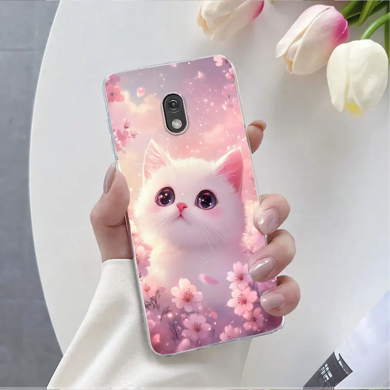 Luxurious Butterfly Flower Clear Soft Silicone Protective Phone Case