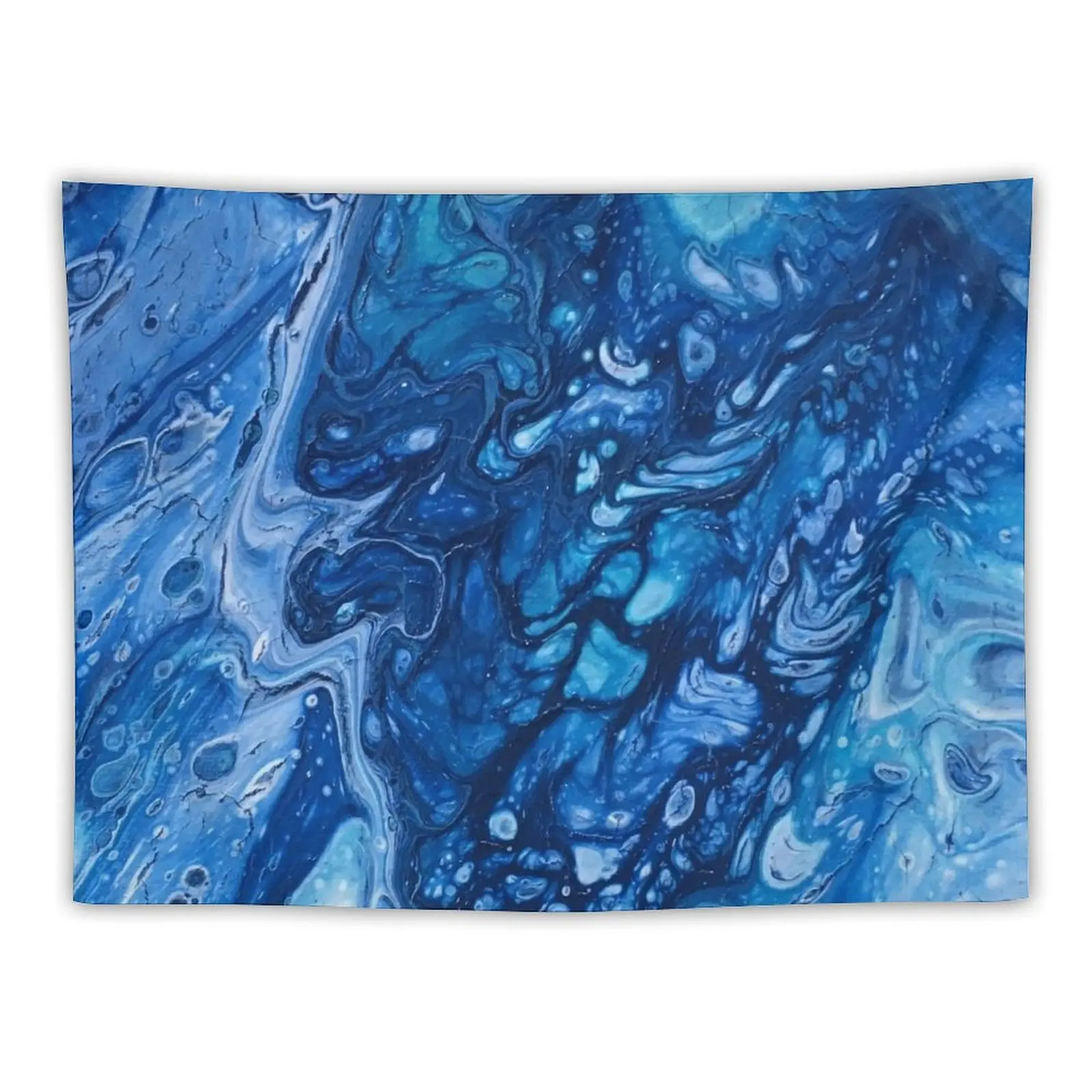 

In the blue - Flowing art Tapestry Bedroom Decor Bedroom Decor Aesthetic Aesthetic Room Decorations Tapestry
