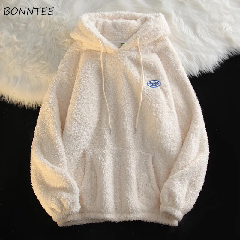 

Hoodies Women Preppy Style Cozy Hooded Soft Casual Korean Baggy Chic Thicken Lovely Ladies Schoolgirl Mujer Ropa