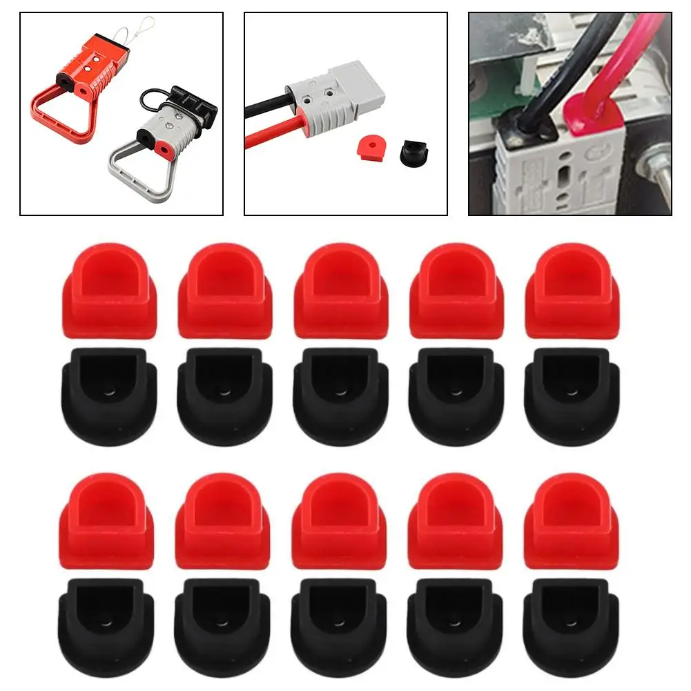 20Pcs 50A Für Anderson Stecker Kabel Kits Kunststoff Stecker Wetterfeste Staubdicht Kabel Einsatz Abdeckung Dichtung Kappe Zubehör
