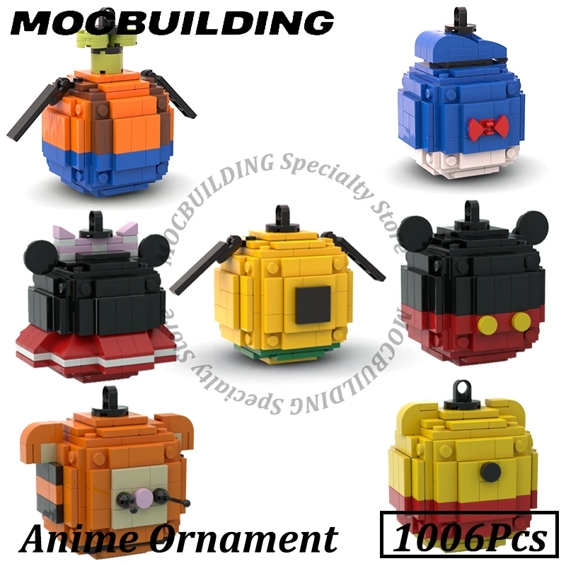 

Cute Anime Ornament MOC Building Block DIY Education Brick Children's Toy Gift Home Decor