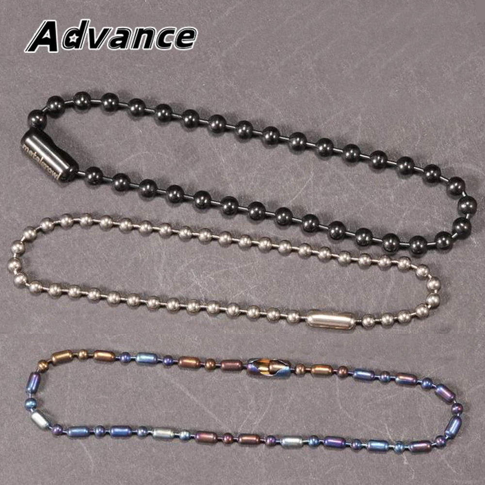20cm Short Chain Titanium Alloy Key Chain Bracelet Outdoor Multifunctional Tool Accessory titanium key chain