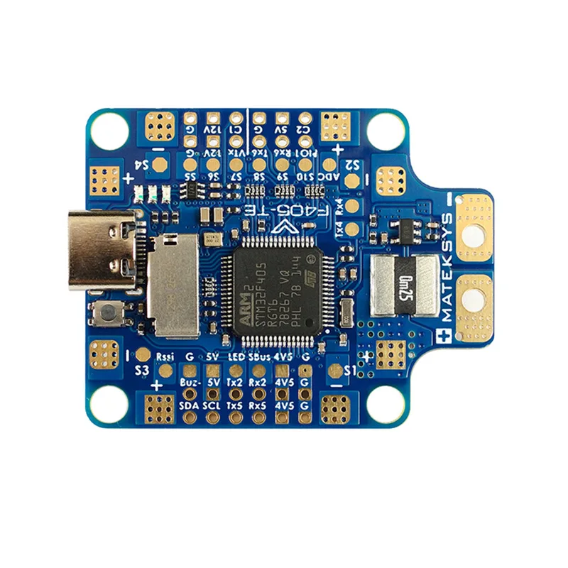 

Контроллер полета MATEKSYS F405-TE Baro OSD MicroSD Blackbox Dual BEC 220A, Senor 3-8S PDB 30x30 мм для Дронов с видом от первого лица