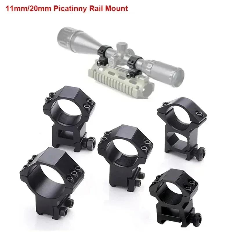 Rifle Scope Mount Ring 30mm 25.4mm Double Spike High Narrow Dovetail Rail Base Metal Rail Clip Scope Mounts rifle scope mount,rifle scope mount ring