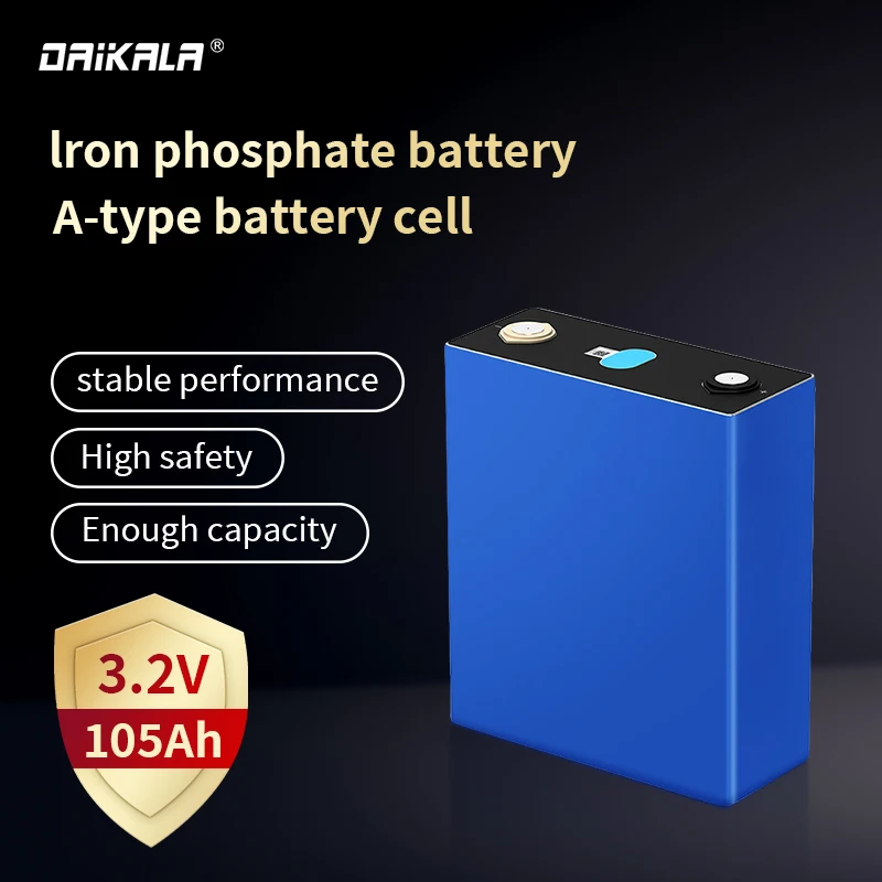 

Daikala Lifepo4 Battery 3.2V 50Ah-300AH Lithium iron Phosphate Cell with Pure Copper Flexible Busbar for RV PV System Boat UPS