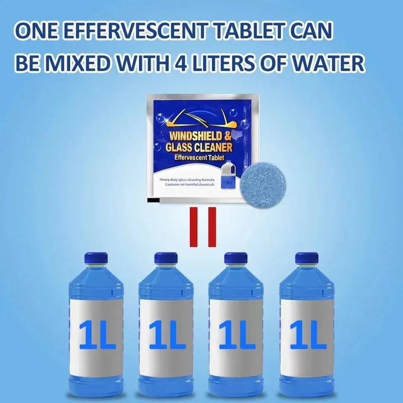 Car Windshield Glass Solid Cleaner Windscreen Wiper Effervescent Tablets Toilet Cleaning Car Accessories Car Windshield Glass So 3