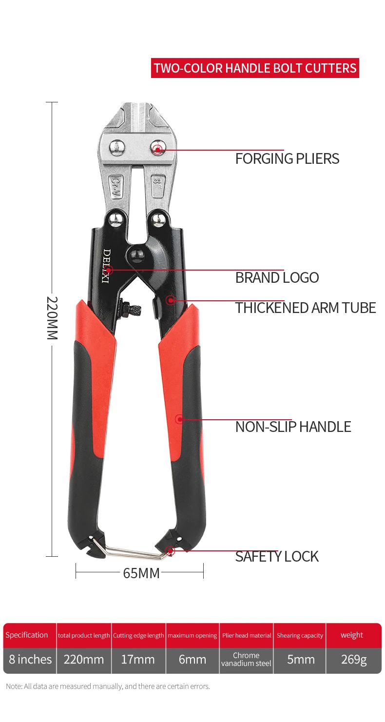 Wire Breaker Scissors Steel Bar Cutting Pliers Multi-functional Labor-saving Wire Shears Vigorously Cutting Wire Pliers jointer plane