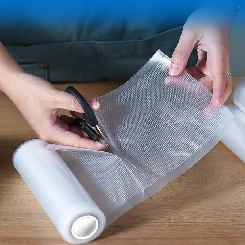 Vacuum Bags for Food Kitchen Vacuum Sealer Food Fresh Long Storage Saver Bags Keeping Food for Vacuum Packer Length Is 5m