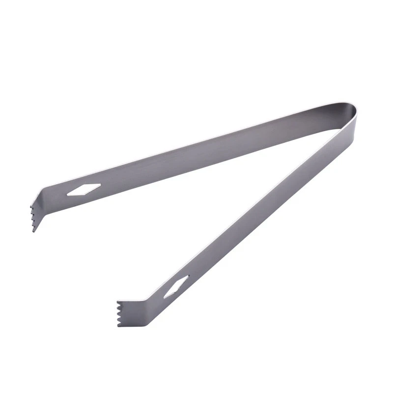 304 Stainless Steel Barbecue BBQ Clip Bread Food Ice Clamp Ice Tongs Bar Kitchen Accessories